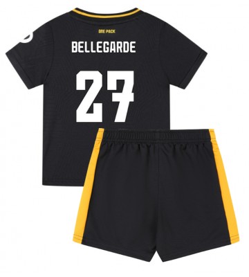 Wolves Jean-Ricner Bellegarde #27 Borta Kläder Barn 2024-25 Kortärmad (+ Korta byxor)